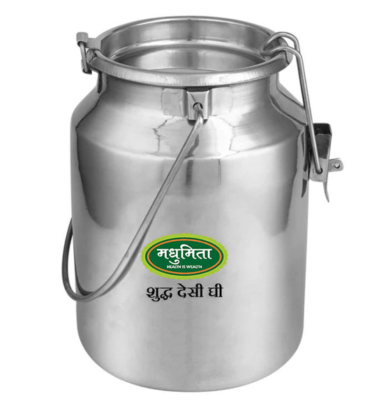 Madhumita Shudh Desi Cow Ghee 5KG Steel Dabba